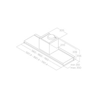 Кухонная вытяжка Elica Lever IX/A/56 PRF0160153