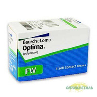 Контактные линзы Optima FW 38% 4 блистера Baush and Lomb