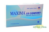 Контактные линзы Maxima 55 Comfort+ 6 блистеров