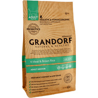 Grandorf CAT Probiotic INDOOR 4мяса\рис 0.4кг