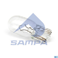 Автолампа 12V W5W 5W W2,1x9,5 0961859 SAMPA