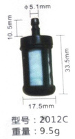 Фильтр топливный бензопил P350,351,370,420/H137,142/2036/22GT,24GT,32BV пластиковый корпус, 1400051