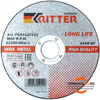 Круг отрезной Ritter LongLife HQ 150х1,6х22,2 мм (металл + нерж.) A46R-BF-T