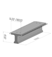 Балка пролётного строения Б1200.140.93