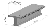 Балка пролётного строения Б1200.174.93