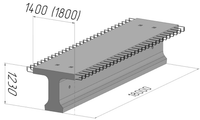 Балка пролётного строения Б1800.180.123