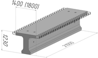Балка пролётного строения Б2100.140.123