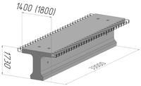 Балка пролётного строения Б3300.140.173
