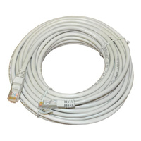 Патч-корд народный U/UTP Cat 5e 4PR 24AWG PVC, литой 0,5м, серый