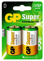 GP LR20 Super Alkaline 13A-CR2 2бл(20/160)