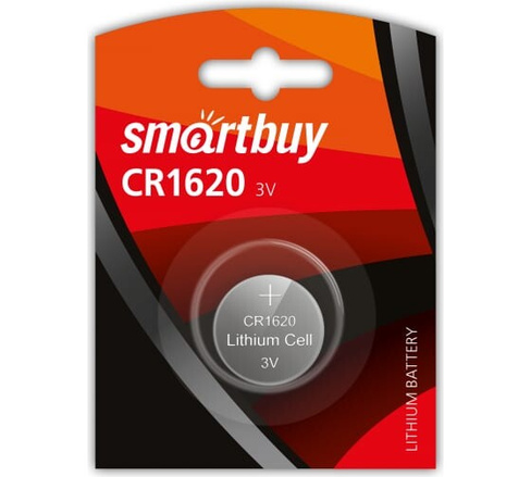 Батарейка литиевая Smartbuy CR1620/1В