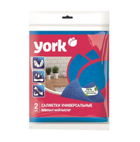 Салфетка универсальная 35*40 (вискоза) 2шт.YORK