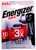 Energizer Элемент питания ENR Max LR3/AAA/E92 ВР2(12) цена за 1бл