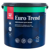 Краска для обоев и стен TIKKURILA EURO TREND A матовая 2,7л