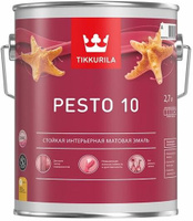 Эмаль универсальная PESTO 10 матовая 2,7л А TIKKURILA