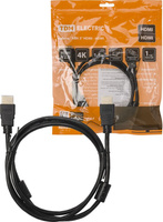 Кабель "АВК 4" HDMI - HDMI, v2.0, позолоченные контакты, с ферритами, 1,5 метра TDM