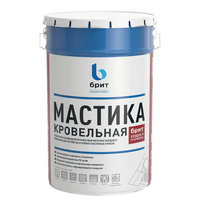 "Брит" Кровля-Р Мастика для кровли битумно-полимерная 25л/20кг (33 шт/пал) аналог Технониколь №21