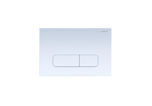 Пластиковая панель смыва AQUATEK, белый глянец