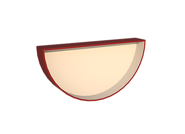 Заглушка Желоба D185, RAL 3011 (коричнево-красный)