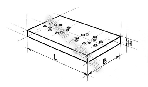 Плиты для фундамента под трансформаторы НСП 35-10