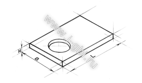 Плиты перекрытия теплокамер ВП 38-18 с двумя отверстиями