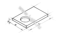 Плиты перекрытия теплокамер ВП 38-18 с двумя отверстиями