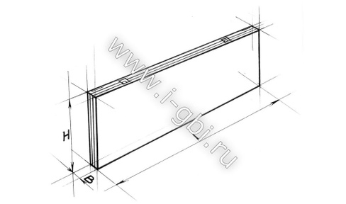 Стеновые панели для производственных зданий ПСЛ 24-12-6