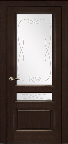 Межкомнатная дверь СИТИДОРС МАЛАХИТ-2 NEW PROFILE со стеклом