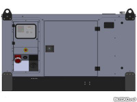 Дизельная электростанция 480 кВт открытая /АД-480С-Т400-1РМ17