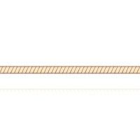 Цепочка ювелирная золотая, плетение Шнурок ЦП150УКА1П-А51