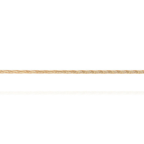 Цепочка ювелирная золотая, плетение Шнурок ЦП135УКА48У-А51