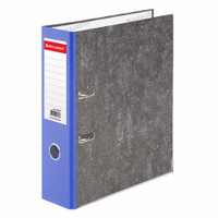 Папка-регистратор BRAUBERG фактура стандарт с мраморным покрытием 75 мм синий корешок 220989