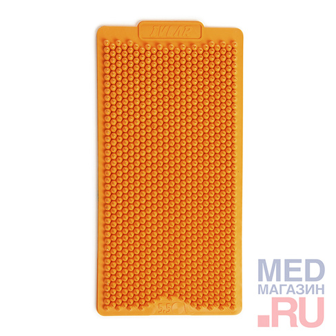 Аппликатор Кузнецова "Терра", 24 х 12 см, оранжевый, шаг игл 6,5 мм Экология XXI века