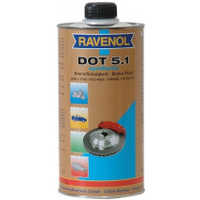 Тормозная жидкость RAVENOL DOT 5.1 (1л)