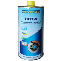 Тормозная жидкость RAVENOL DOT 4 (1л)