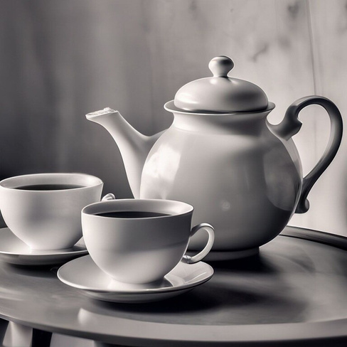 Чай в ассортименте в чайнике