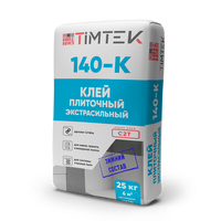 Клей плиточный экстрасильный 1,4 МПа, класс С2Т, TimTek 140-K ЗИМА, 25 кг (60 шт./пал.)