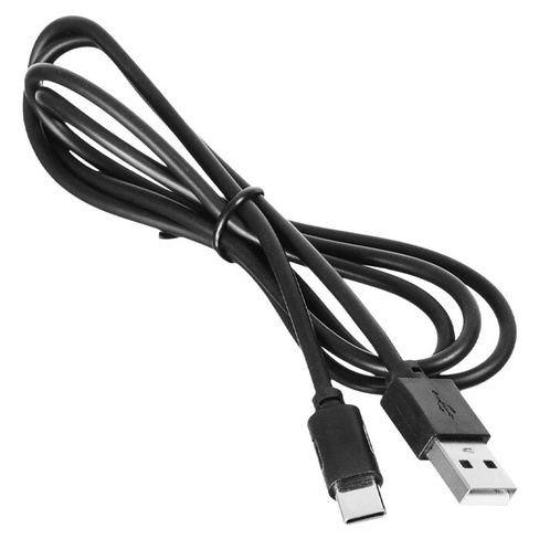 Кабель USB A - Type-C 1м SunWind QC, черный