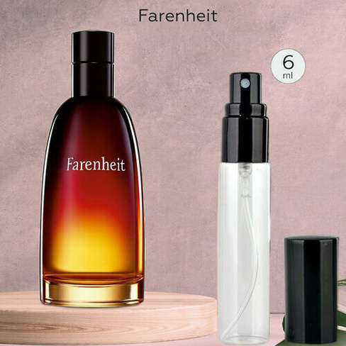 Gratus Parfum Farenheit духи мужские масляные 6 мл (спрей) + подарок
