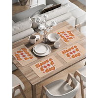 Набор прямоугольных тканевых салфеток на стол для сервировки JOYARTY ser002_423875_30x46