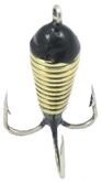 Мормышка вольфрамовая "Чертик с ушком рифленый" (Олта), 2.5мм (ВМ-110) (золото) Рыболов