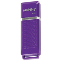 Флеш-диск 32 GB SMARTBUY Quartz USB 2.0 фиолетовый SB32GBQZ-V