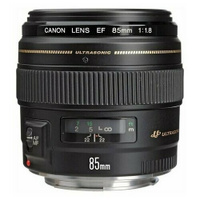 Объектив Canon EF 85mm f/1.8 USM, черный CANON