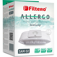 Мешки для пылесосов FILTERO SAM 02 (4) Allergo