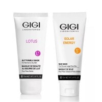 GIGI - Набор "Очищение и восстановление": маска грязевая 75 мл + маска молочная 75 мл GIGI Cosmetic Labs