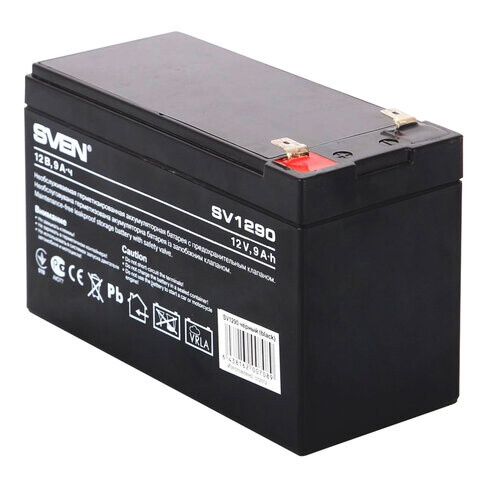 Аккумуляторная батарея для ИБП любых торговых марок 12 В 9 Ач 151х65х98 мм SVEN SV-0222009