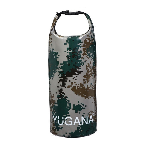 Гермомешок YUGANA, ПВХ, водонепроницаемый 15 литров, один ремень, камуфляж