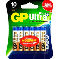 AAA Батарейка GP Ultra Plus Alkaline GP 24AUP-2CR12, 12 шт.