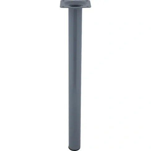Ножка круглая 400х30 мм сталь максимальная нагрузка 50 кг цвет серый EDSON Опора