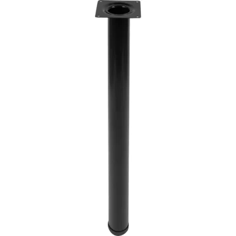 Ножка круглая 820х50 мм сталь максимальная нагрузка 50 кг цвет черный EDSON Опора